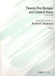 25 Baroque and Classical Duets  for two tubas Book 1 - Kenneth Singleton