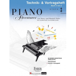 Piano Adventures: Technik- & Vortragsheft 3 -Nancy Faber