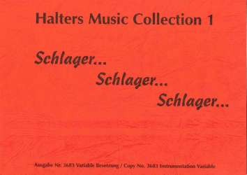 HMC1 Schlager-Schlager-Schlager - Sammlung - 1. Bb Klarinette - Norbert Studnitzky