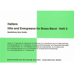 Hits and Evergreens Heft 2 - 05 3. Klarinette in Bb - Hans Kolditz