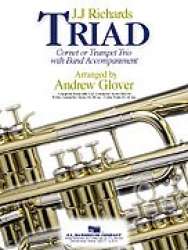 Triad Trumpet (Trumpet Trio with Band) -Joseph John Richards / Arr.Andrew Glover