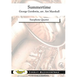 Summertime (Saxophone Quartet) -George Gershwin / Arr.Art Marshall