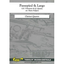 Passepied & Largo, Clarinet Quartet - Georg Philipp Telemann / Arr. Harry Stalpers