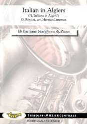 L'Italiana in Algieri/Italian in Algiers/Italiener in Algiers, Baritone Saxophone & Piano - Gioacchino Rossini / Arr. Herman Lureman