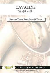 Cavatine, Soprano- or Tenor Saxophone & Piano - Frits Jakma