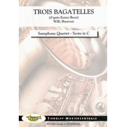 Trois Bagatelles, Sxophone Quartet - Marco Enrico Bossi / Arr. Willy Hautvast