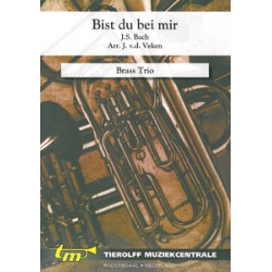 Bist du bei mir, Brass-Trio - Johann Sebastian Bach / Arr. Jos van der Veken