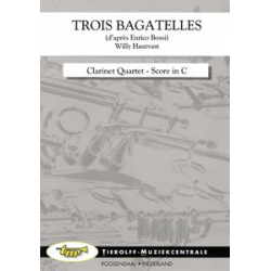 Trois Bagatelles, Clarinet Quartet - Marco Enrico Bossi / Arr. Willy Hautvast
