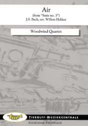 Air (from Suite Nr. 3), Woodwind Quartet - Johann Sebastian Bach / Arr. Willem Hekker