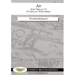 Air (from Suite Nr. 3), Woodwind Quartet - Johann Sebastian Bach / Arr. Willem Hekker