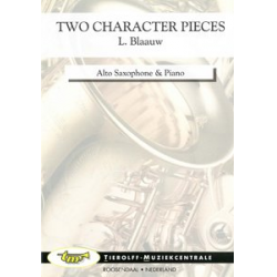 Twee Karakerstukken/Two Character Pieces/Zwei Charakterstücke, Alto Saxophone & Piano - Leendert Blaauw