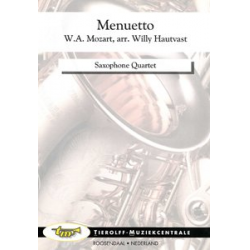 Menuetto -Wolfgang Amadeus Mozart / Arr.Willy Hautvast