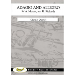 Adagio and Allegro, clarinet quartet - Wolfgang Amadeus Mozart / Arr. Harry Richards
