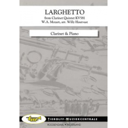 Larghetto - Wolfgang Amadeus Mozart / Arr. Willy Hautvast
