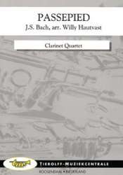 Passepied, Clarinet Quartet - Johann Sebastian Bach / Arr. Willy Hautvast