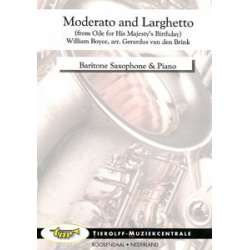 Moderato and Larghetto from "Ode for his Majesty's Birthday", Baritone Saxophone & Piano - William Boyce / Arr. Gerardus van den Brink