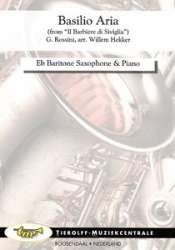 Basilio Aria (from "Il Barbiere di Siviglia"), Baritone Saxophone and Piano - Gioacchino Rossini / Arr. Willem Hekker