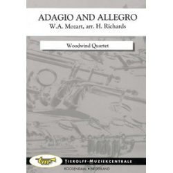 Adagio And Allegro, Woodwind Quartet - Wolfgang Amadeus Mozart / Arr. Harry Richards