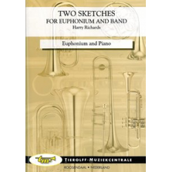 Two Sketches For Euphonium And Band - Euphonium &  Piano - Harry Richards