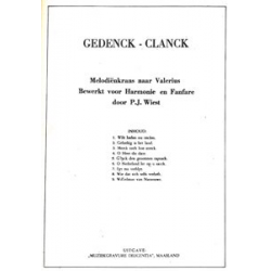 Gedenck - Clanck - Valerius / Arr. P.J. Wiest