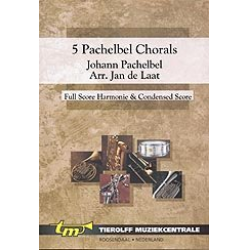 5 Pachelbel Chorals - Johann Pachelbel / Arr. Jan de Laat