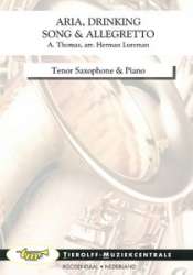 Drinking Song Aria & Allegretto (from Hamlet), Tenor Saxophone & Piano - Ambroise Thomas / Arr. Herman Lureman