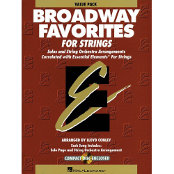 Essential Elements Broadway Favorites for Strings - Value Starter Pak - (includes 24 student books plus Conductor w/ CD) - Lloyd Conley