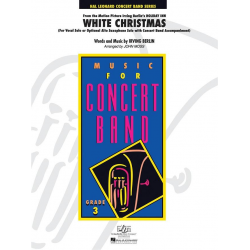 White Christmas (Vocal or Alto Sax Solo with Band) - Irving Berlin / Arr. John Moss
