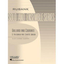Galliard and Courante  (für Klarinetten - Quartett) -Girolamo Frescobaldi / Arr.Stuart Johnson