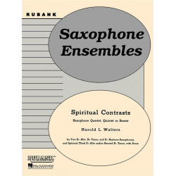 Spiritual Contrasts  for Saxophon-Ensemble, Score & Parts - Harold Laurence Walters
