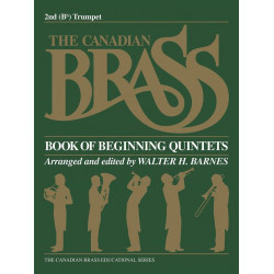 The Canadian Brass Book of Beginning Quintets - 2st Trumpet - Canadian Brass