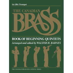 The Canadian Brass Book of Beginning Quintets - 1st Trumpet - Canadian Brass