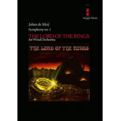 The Lord of the Rings - Partitur (1989) -Johan de Meij