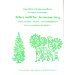Halters festliche Liedersammlung - 11 1. Flügelhorn in Bb -Hans Kolditz