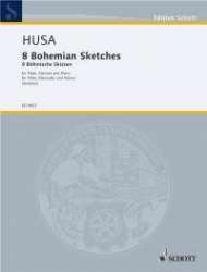 8 Bohemian Sketches (Flöte, Klarinette und Klavier) - Karel Husa / Arr. Michael Webster