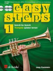Easy Steps 1 Trompete - Schritt für Schritt Trompete spielen lernen - Jaap Kastelein