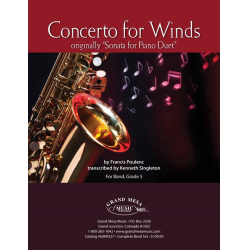 Concerto for Winds - Francis Poulenc / Arr. Kenneth Singleton
