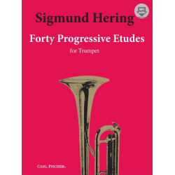 Forty progressive Etudes for trumpet - Sigmund Hering