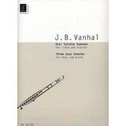 3 leichte Sonaten für Flöte & Klavier -Johann Baptist Vanhal