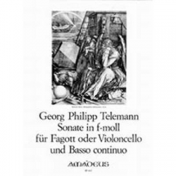 Sonate in f-moll für Fagott & Bc. -Georg Philipp Telemann