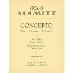 Concerto B-Dur für Oboe & Klavier - Carl Stamitz