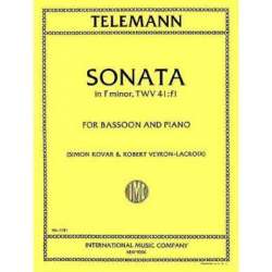 Sonata in f-moll für Fagott (Bariton) & Klavier -Georg Philipp Telemann