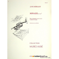Sonate B-Dur -Jean Baptiste Loeillet (de Gant) / Arr.Jean Thilde