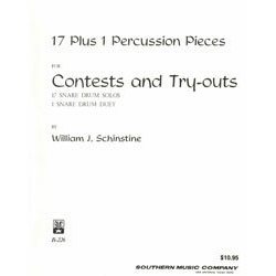 Contests and Try-outs (17 Snare Drum Solos) -William J. Schinstine