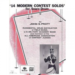 14 Modern Contest Solos for Snare Drum - John S. Pratt