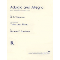 Adagio & Allegro für Tuba & Klavier - Georg Philipp Telemann / Arr. Norman F. Friedman