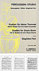 Studien für kleine Trommeln - Heft 6 - Siegfried Fink
