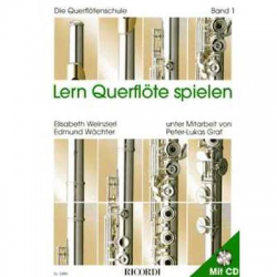 Lern Querflöte spielen Bd. 1 -Elisabeth Weinzierl & Edmund Wächter