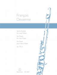 6 Duette op.75,2 für 2 Flöten - Francois Devienne