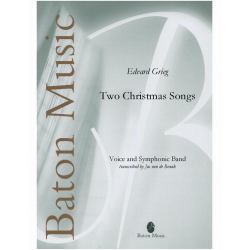 Two Christmas Songs - Edvard Grieg / Arr. Jos van de Braak